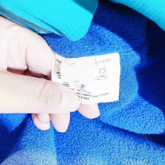 Patagonia VTG Fleece Lined Jacket 42101 Teal SZ Small - Picture 7 of 11
